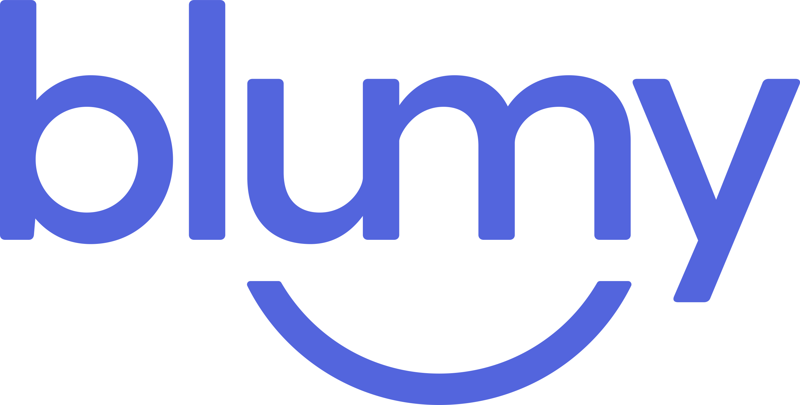 Logo blumy azul